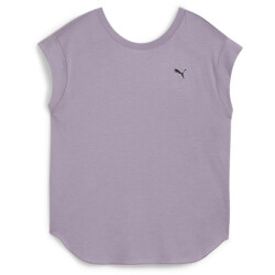 PUMA Studio Foundations Yogashirt Damen 30 - pale plum S
