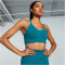 PUMA Move Shapelux Seamless Low Support Sport-BH Damen 83 - cold green XS