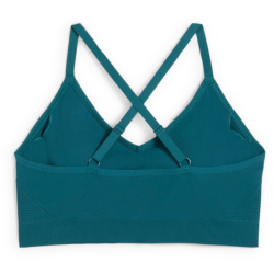 PUMA Move Shapelux Seamless Low Support Sport-BH Damen 83 - cold green S