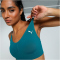 PUMA Move Shapelux Seamless Low Support Sport-BH Damen 83 - cold green S