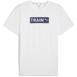 PUMA Train Graphic Laufshirt Herren 88 - PUMA white/q3...