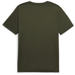 PUMA Essentials Taped Trainingsshirt Herren 80 - dark olive M