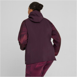 PUMA Run Favorite Print Woven Laufjacke Damen 44 - midnight plum/aop XS