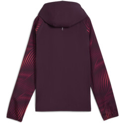 PUMA Run Favorite Print Woven Laufjacke Damen 44 - midnight plum/aop XS