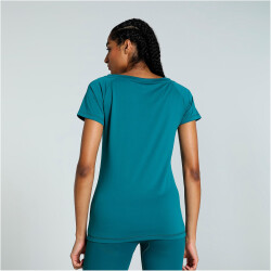 PUMA Train Favorite Jersey Cat Trainingsshirt Damen 83 - cold green XS