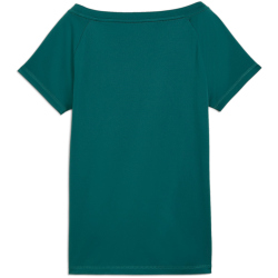PUMA Train Favorite Jersey Cat Trainingsshirt Damen 83 - cold green S