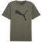 PUMA Train Favorite Heather Cat Trainingsshirt Herren 80 - dark olive heather S