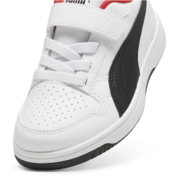 PUMA Reb-L AC+ Sneaker mit Klettverschluss Kinder 08 - PUMA white/PUMA black/for all time red 30