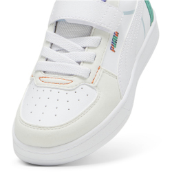 PUMA Caven 2.0 Ready, Set, Better II AC+ Sneaker mit Klettverschluss Kinder 01 - vapor gray/puma white/lapis lazuli 29