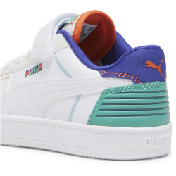 PUMA Caven 2.0 Ready, Set, Better II AC+ Sneaker mit Klettverschluss Kinder 01 - vapor gray/puma white/lapis lazuli 29