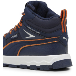 PUMA Evolve Trail Sneaker Kinder 02 - club navy/maple syrup 30