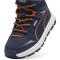 PUMA Evolve Trail Sneaker Kinder 02 - club navy/maple syrup 30