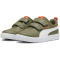 PUMA Courtflex V3 Sneaker mit Klettverschluss Kinder 06 - PUMA olive/PUMA white 30