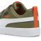 PUMA Courtflex V3 Sneaker mit Klettverschluss Kinder 06 - PUMA olive/PUMA white 30