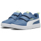 PUMA Courtflex V3 Sneaker mit Klettverschluss Kinder 05 - blue horizon/puma white 30