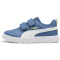 PUMA Courtflex V3 Sneaker mit Klettverschluss Kinder 05 - blue horizon/puma white 30