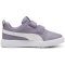 PUMA Courtflex V3 Sneaker mit Klettverschluss Kinder 04 - pale plum/puma white 28