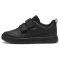 PUMA Courtflex V3 Sneaker mit Klettverschluss Kinder 01 - PUMA black/PUMA black/cast iron 28