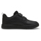 PUMA Courtflex V3 Sneaker mit Klettverschluss Kinder 01 - PUMA black/PUMA black/cast iron 28