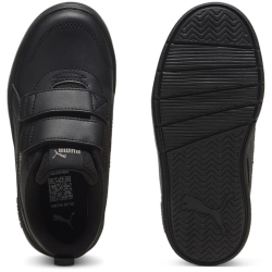 PUMA Courtflex V3 Sneaker mit Klettverschluss Kinder 01 - PUMA black/PUMA black/cast iron 29