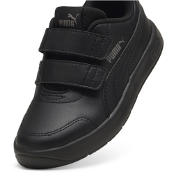 PUMA Courtflex V3 Sneaker mit Klettverschluss Kinder 01 - PUMA black/PUMA black/cast iron 30