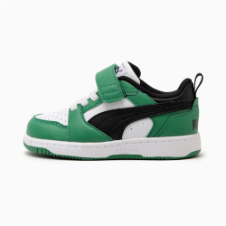 PUMA Rebound V6 Low AC+ Baby-Sneaker 05 - PUMA white/PUMA black/archive green 23