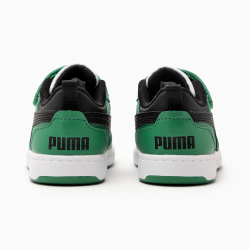 PUMA Rebound V6 Low AC+ Baby-Sneaker 05 - PUMA white/PUMA black/archive green 23