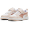 PUMA Rebound V6 Lo AC+ Sneaker mit Klettverschluss Kinder 17 - PUMA white/island pink/deeva peach 29