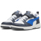 PUMA Rebound V6 Lo AC+ Sneaker mit Klettverschluss Kinder 16 - PUMA white/hyperlink blue/galactic gray 29