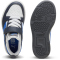 PUMA Rebound V6 Lo AC+ Sneaker mit Klettverschluss Kinder 16 - PUMA white/hyperlink blue/galactic gray 29