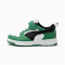 PUMA Rebound V6 Lo AC+ Sneaker mit Klettverschluss Kinder 05 - PUMA white/PUMA black/archive green 32