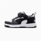 PUMA Rebound V6 Lo AC+ Sneaker mit Klettverschluss Kinder 01 - PUMA white/PUMA black 28
