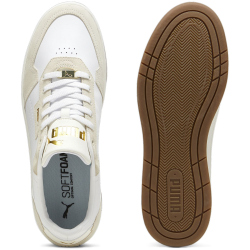 PUMA Court Classic Lux SD Sneaker 01 - PUMA white/alpine snow/PUMA gold 42