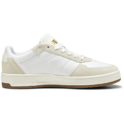 PUMA Court Classic Lux SD Sneaker 01 - PUMA white/alpine snow/PUMA gold 42
