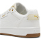 PUMA Court Classic Lux Sneaker 05 - PUMA white/alpine snow/PUMA gold 42