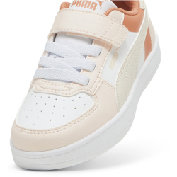 PUMA Caven 2.0 Block AC+ Sneaker Kinder 10 - PUMA white/alpine snow/island pink 30