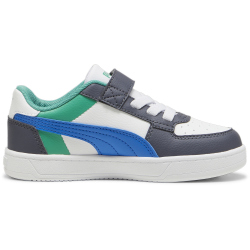 PUMA Caven 2.0 Block AC+ Sneaker Kinder 08 - PUMA white/hyperlink blue/galactic gray 31