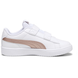 PUMA Rickie Classic Sneaker mit Klettverschluss Kinder 04 - PUMA white/rose gold 28