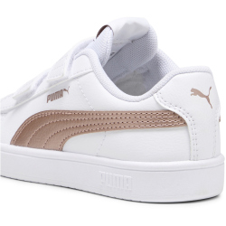 PUMA Rickie Classic Sneaker mit Klettverschluss Kinder 04 - PUMA white/rose gold 28