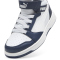 PUMA Rebound V6 Mid AC+ Sneaker Kinder 17 - club navy/puma white/silver mist 30