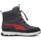 PUMA Evolve Boot Puretex Winterschuhe Kinder 05 - galactic gray/tart cherry/puma black 35.5