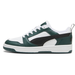 PUMA Rebound v6 Low Sneaker 34 - PUMA white/PUMA black/dark myrtle 44.5