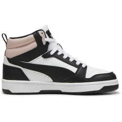 PUMA Rebound v6 High-Top Sneaker 26 - PUMA white/PUMA black/mauve mist 45