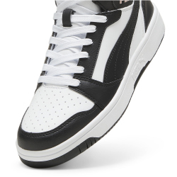 PUMA Rebound v6 High-Top Sneaker 26 - PUMA white/PUMA black/mauve mist 47