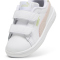 PUMA Smash 3.0 Leder-Sneaker mit Klettverschluss Baby 14 - PUMA white/island pink/pistachio green 23