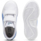 PUMA Smash 3.0 Leder-Sneaker mit Klettverschluss Kinder 16 - PUMA white/hyperlink blue/cold green 32