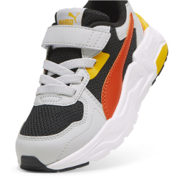 PUMA Trinity Lite AC+ Sneaker Kinder 13 - PUMA black/redmazing/cool light gray/tangerine 31