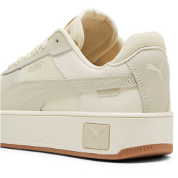 PUMA Carina Street Sneaker Damen 31 - alpine snow/desert dust 37.5