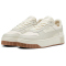 PUMA Carina Street Sneaker Damen 31 - alpine snow/desert dust 37.5