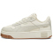 PUMA Carina Street Sneaker Damen 31 - alpine snow/desert dust 37.5